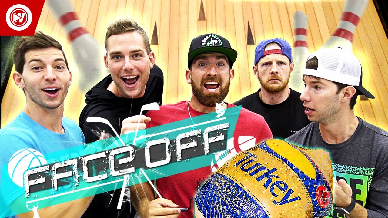 Dude Perfect Thanksgiving Turkey Bowling | FACE OFF