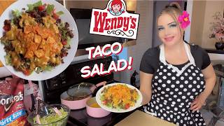 How To Make Wendy's Taco Salad! - $25 High Protein Meal! Calories For Wendy S Taco Salad