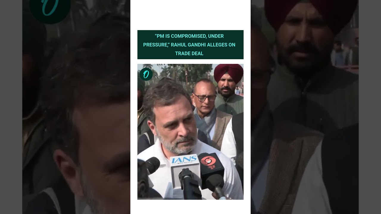 “PM Is Compromised, Under Pressure,” Rahul Gandhi Alleges on Trade Deal.