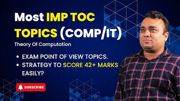 MOST IMP TOPIC OF TOC | THEORY OF COMPUTATION | ENDSEM2023 | #theoryofcomputation #sppu #engineering