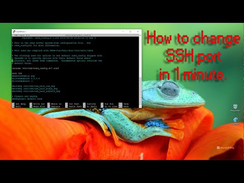 How to change SSH port in Linux Ubuntu (Centos) server (OpenSSH) just in 1minute.