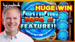 NEW GREAT GAME! Lightning Dragon Eastern Storm Slot - HUGE WIN BONUSES!