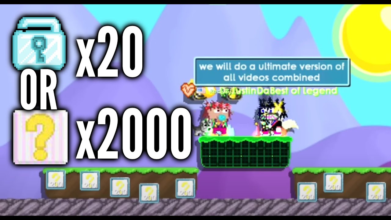 RECYCLE 20DLS OR OPEN 2000 LOCKE BOXES (PROFIT?) GROWTOPIA YouTube