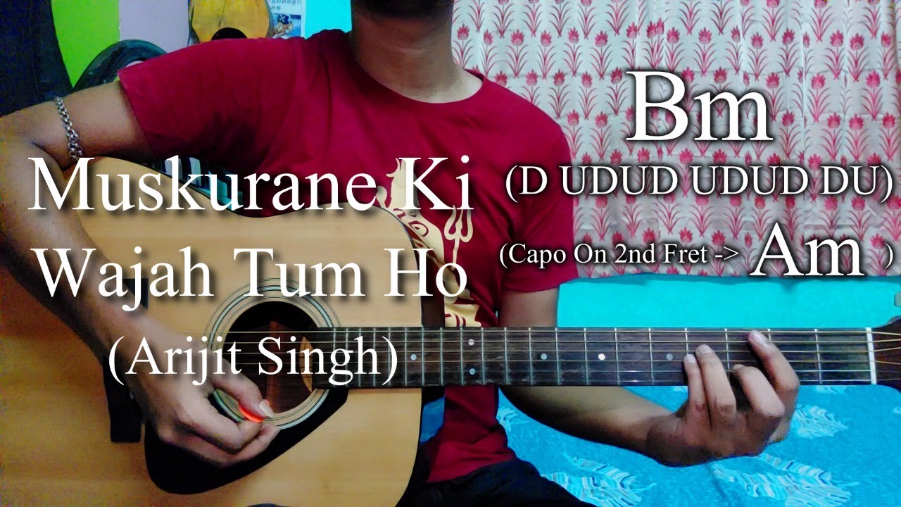 Muskurane Ki Wajah Tum Ho | Citylights | Guitar Chords Lesson+Cover, Strumming Pattern, Progressions