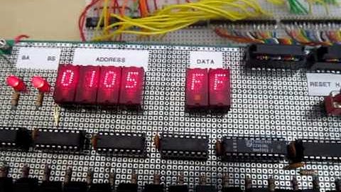 Homebrew 6809 Computer: First Test