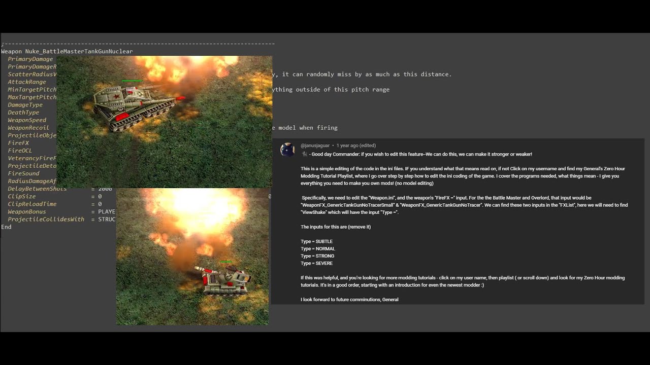 Command & Conquer Generals Zero Hour Tutorial How to Modding Edit KIT ...