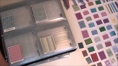 How I Store My Embossing Folders