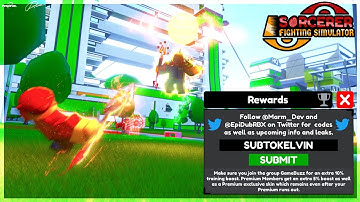 ALL CODES IN SORCERER FIGHTING SIMULATOR ROBLOX UNDER 1 MINUTE