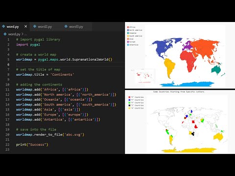 Plotting World Map