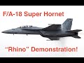 F/A-18 Super Hornet ("Rhino") Flight Demonstration - NAS Oceana Air Show 2020