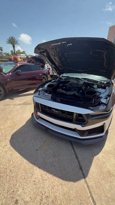 Carbon Fiber Mustang Dark Horse. Featuring @ruben_s650 #mustangweek2025 #mustangweektexas #darkhorse