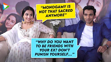 Vidya Balan & Pratik Gandhi on modern relationships, concept of monogamy & being friends with ex!