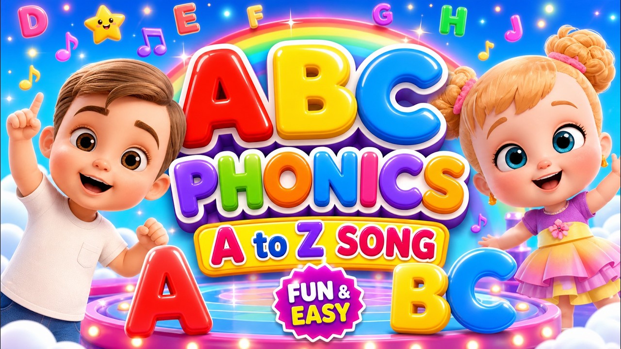 ABC Phonics Song A to Z | Fun Alphabet Sounds for Kids | Kiki Rhymes ...