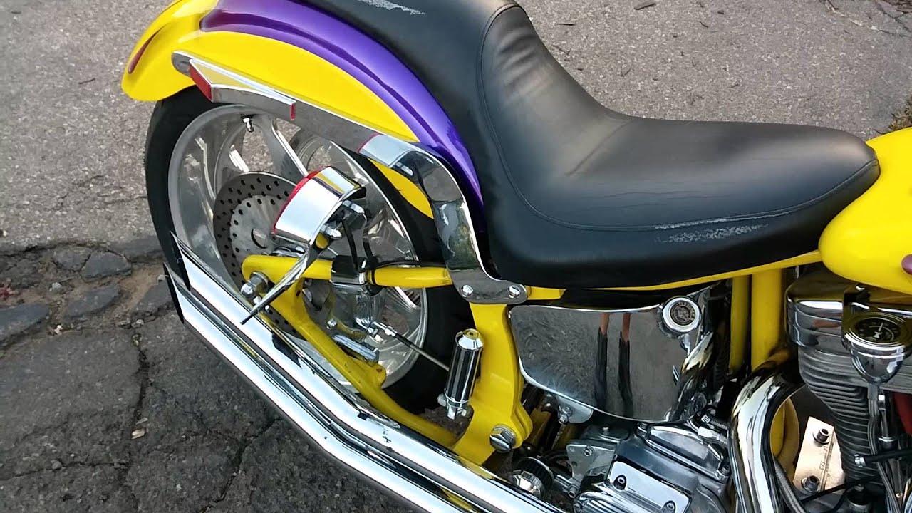 My 1999 Harley Style Custom - REVTECH motor - YouTube