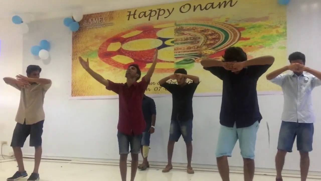 BBM shipping final year Malayalees dance || Amet university || Onam celebration 2K16-17