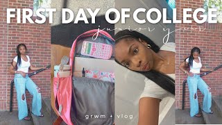COLLEGE DIARIES | first day of class junior year @ the university of georgia | grwm + vlog Update