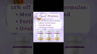 Niaw Special - 15% Off Select Revive Qi Formulas For Fertility Support