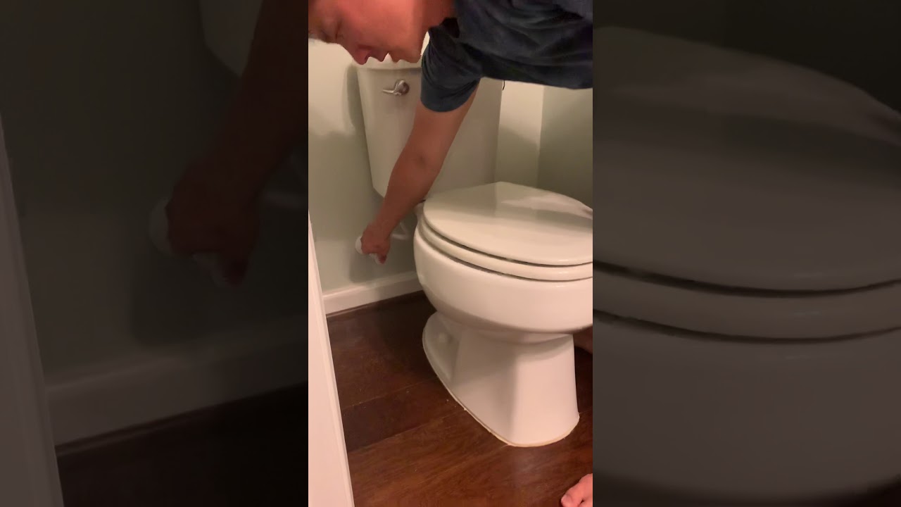 Newer plastic toilet shutoff