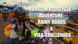 Come Ride With Me Through The Rain On My Motorcycle In Java!