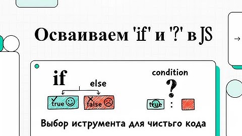 Основы JavaScript: Осваиваем if, else и тернарный оператор  