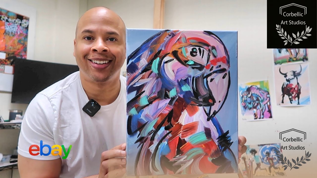 Как нарисовать тукана за 100 долларов, чтобы продать на eBay.