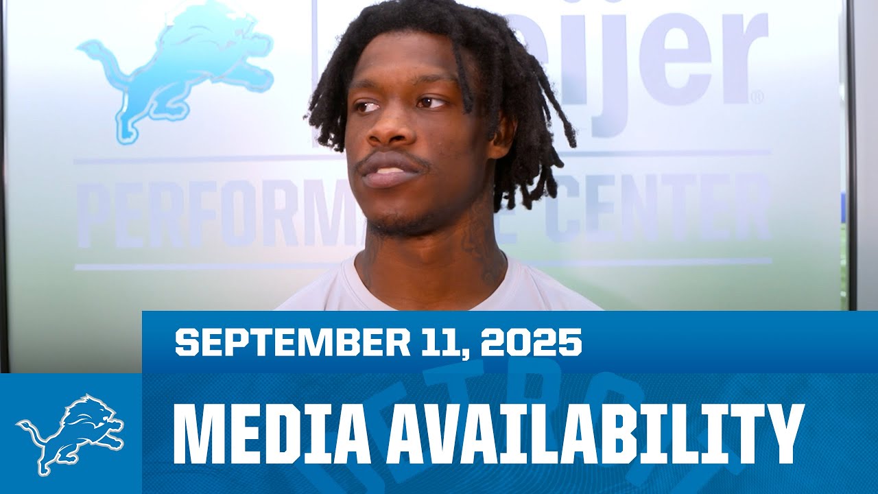 Detroit Lions players meet with the media | September 11, 2025