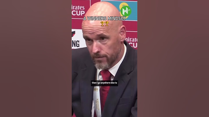 Ten Hag's FA Cup Final Interview: Winning Mentality Revealed! #shorts #TenHag #TenHagInterview