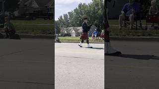 Bagpipes led the parade during the Ankeny SummerFest parade. Amazing way to kick off the day.