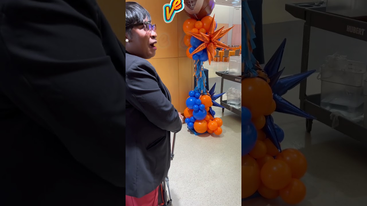 Client&rsquo;s Priceless Reaction to This Balloon Decor #balloondecor #behindthescenes #eventdecor #short