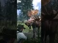 INSANE RDR2 Gameplay! Man Tries to Catch a CRAZY Deadly Machine Escape #shorts #gaming