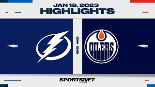 NHL Highlights | Lightning vs. Oilers - January 19, 2023