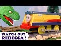 Thomas & Friends Rebecca Story with Tom Moss and a Dinosaur