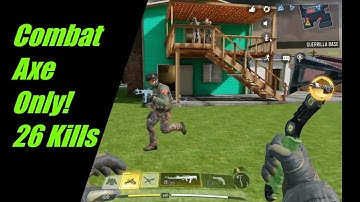 Call of Duty Mobile Combat Axe Only Challenge | 26 Kills!