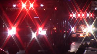 FDNY Ladder 11 & Engine 28 responding 