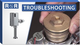 Troubleshooting A Toto Ecopower Flushometer Pre 13 Repair And Replace Youtube