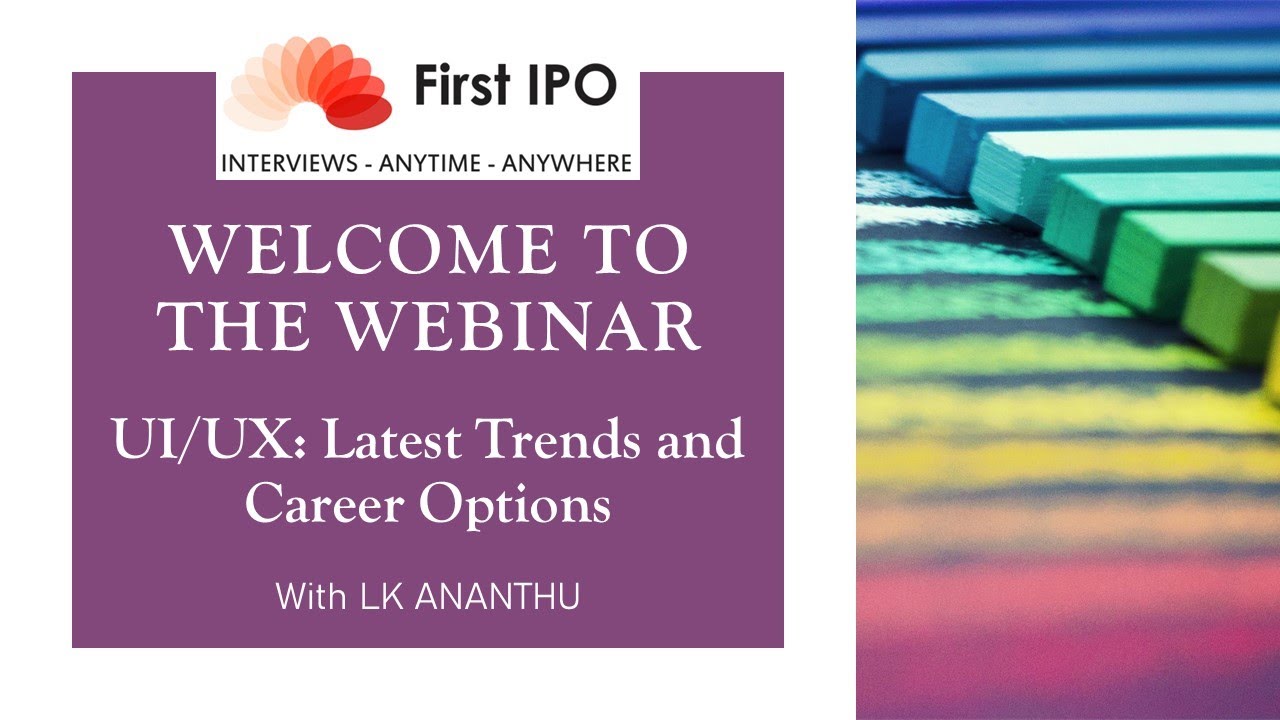 Glimpse of the webinar - UI/UX: Latest Trends and Career Options - YouTube