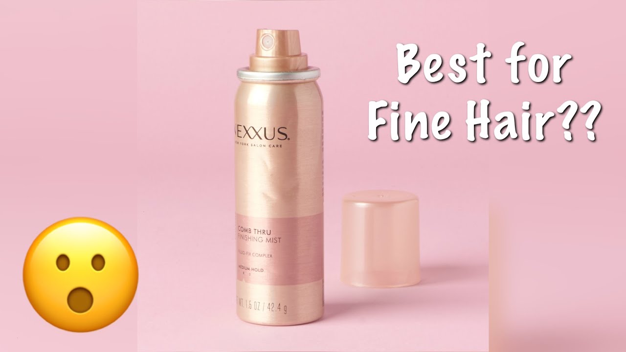 The Best Hairspray for Fine Hair ❤️ Nexxus Comb Thru Finishing Mist -  thptnganamst.edu.vn