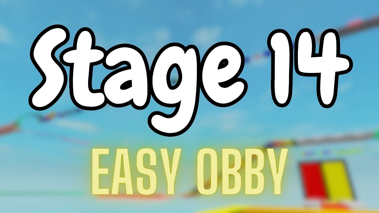 Completed Stage 14 | Roblox Easy Obby - YouTube