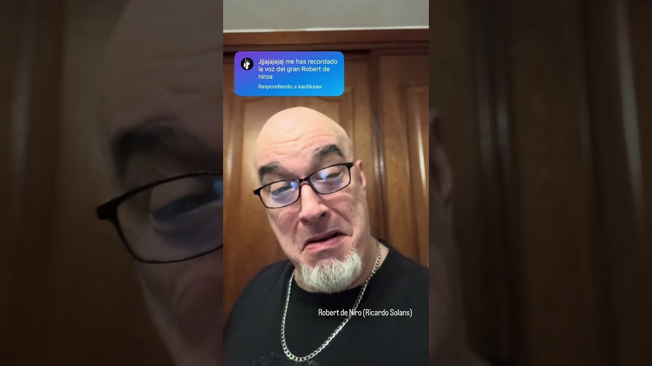 Robert de Niro (Ricardo Solans) #kraddrol #robertdeniro #niro #voice  #dubbing - YouTube