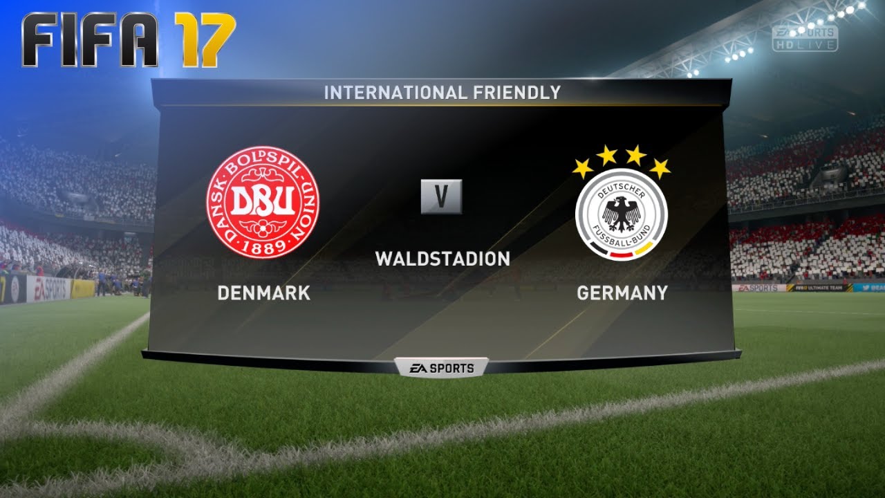 FIFA 17 - Denmark vs. Germany @ Waldstadion