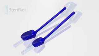 Sampling scoop, long handle, detectable