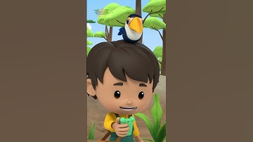 GREEN MONKEYS EXIST?! 🙉 | Leo the Wildlife Ranger | #shorts #education #kids