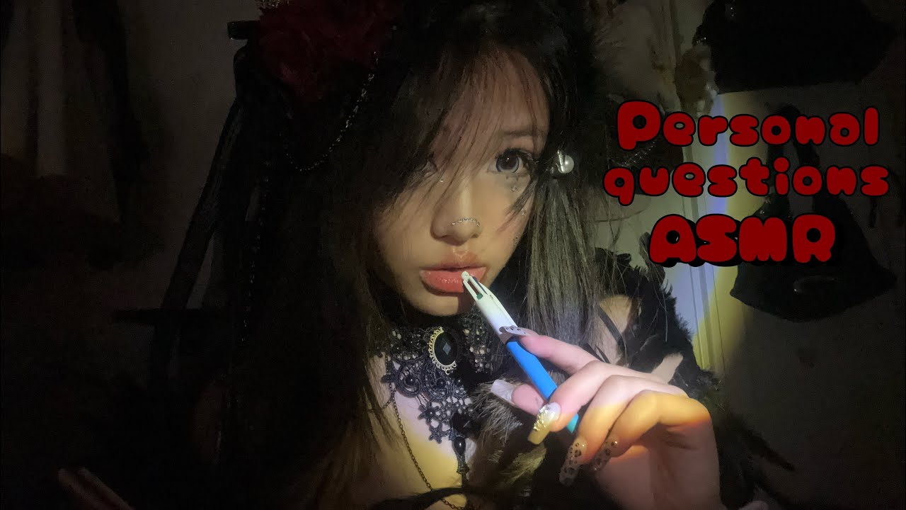 ASMR black swan asks you weird personal questions | pen nibbling | personal attention