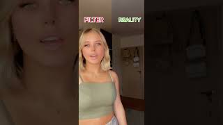 ✨ FILTER VS. REALITY 😅 - Itsmisabell Shorts #shorts