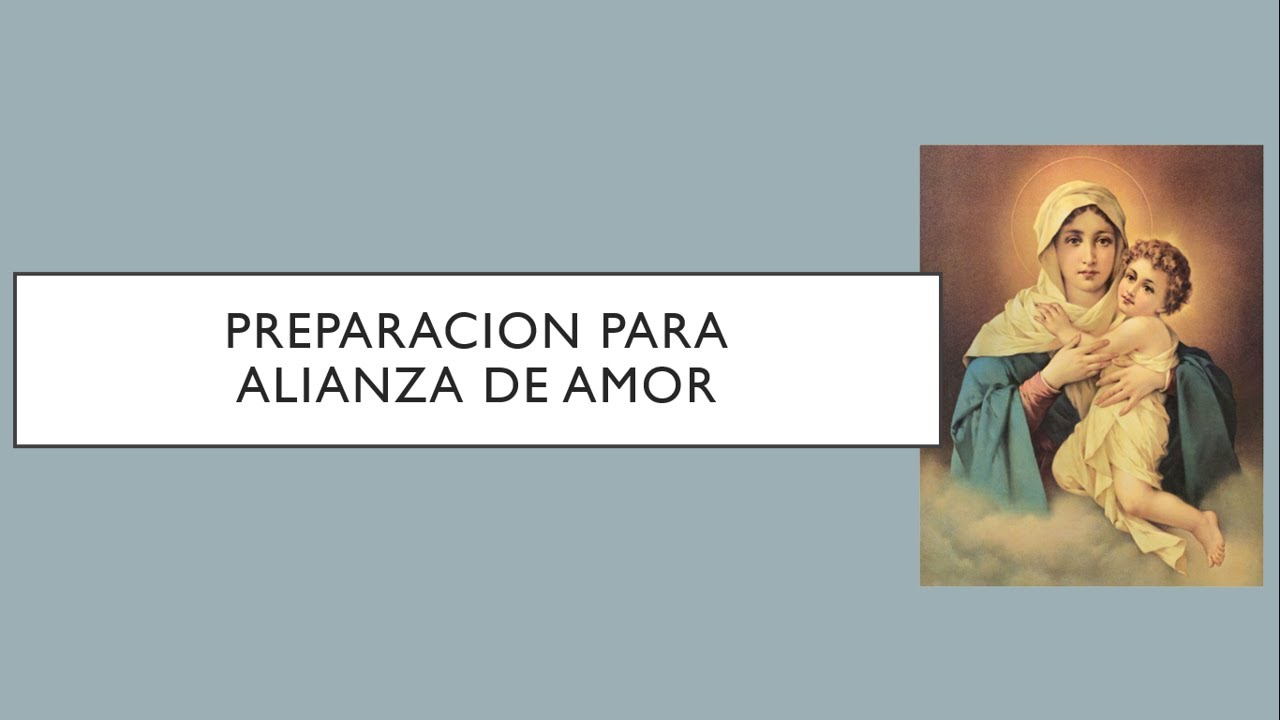 Preparación para la Alianza de Amor - YouTube
