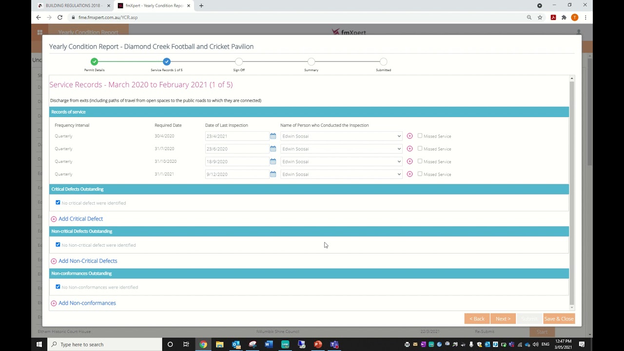 Annual Compliance Reporting