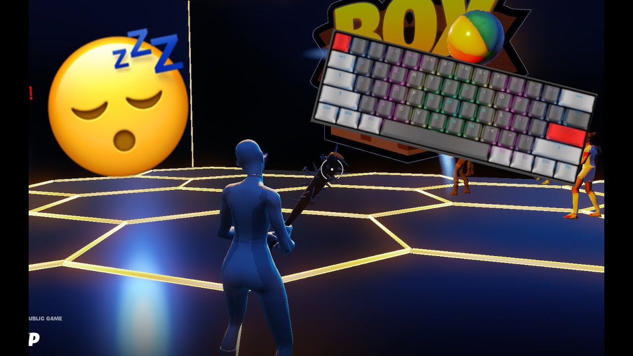 Yenkee Atom YKB 3600US ASMR 😴 Satisfying Keyboard Fortnite 240 FPS