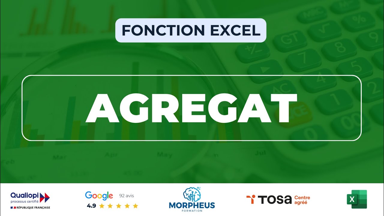 Comment utiliser la fonction AGREGAT sur Excel ?