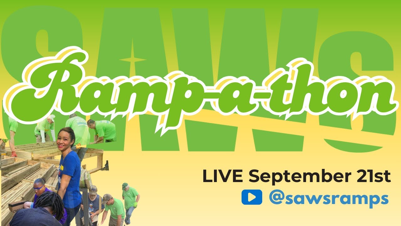SAWs Ramp-a-thon 2024: Building Freedom LIVE Ramp Builds! - YouTube