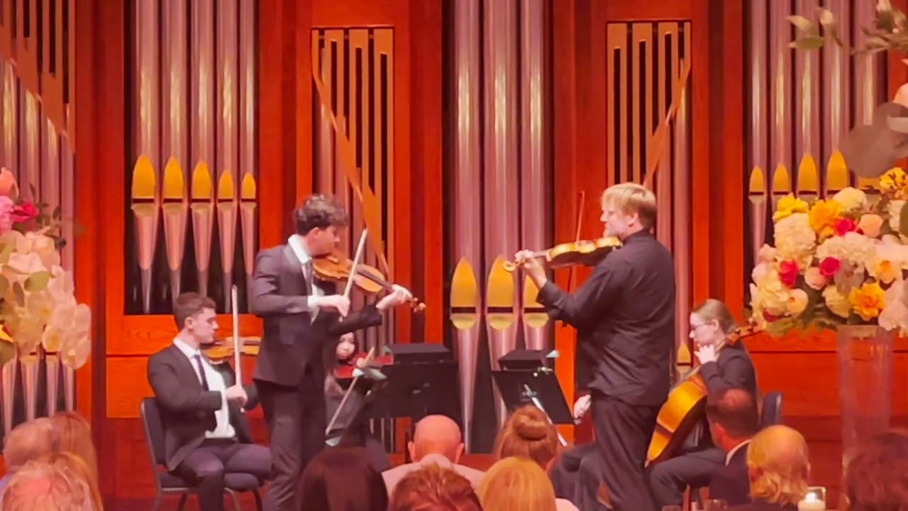 Bach Double Violin Concerto with Alex Cameron and Zachary DePue